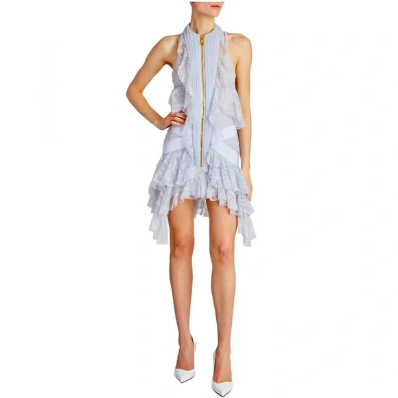 Balmain | Dresses | Balmain Asymmetrical Floral Lace Mini Dress | Poshmark Balmain | Dresses | Balmain Asymmetrical Floral Lace Mini Dress | Poshmark